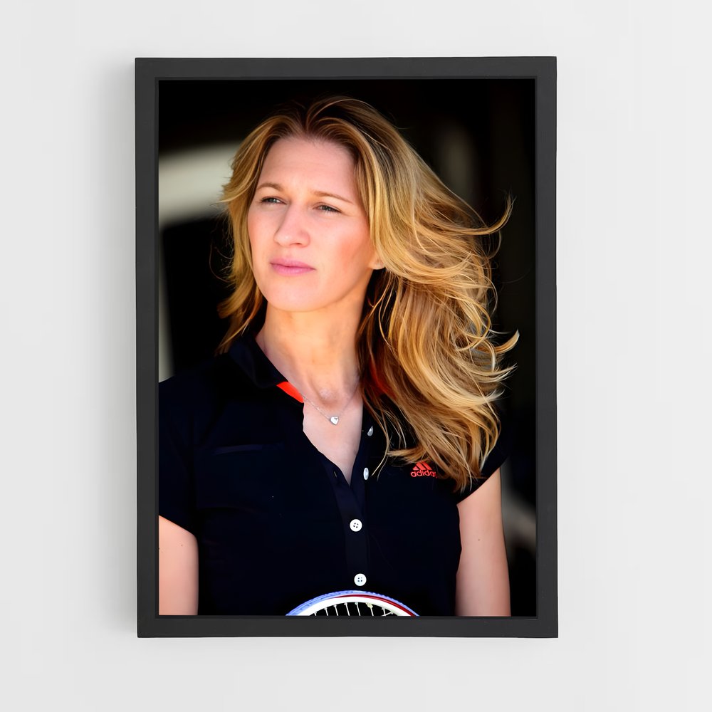 Poster Steffi de graf – affiche Tennis (vue 2)